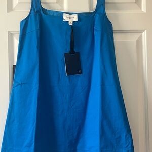 Pomander Place Blue Asymmetrical Sleeveless Dress
